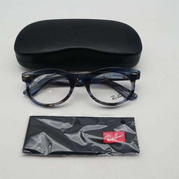Ray-Ban Accessories - NEW Ray-Ban Wayfarer Oval Transparent Blue Color Reactive Eyeglasses Frames